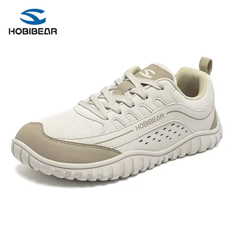 HOBIBEAR Unisex Wide Barefoot Shoes Minimalist Trail Running Sneakers - Lightweight Comfortable Hiking & Walking Shoes for Men & Women