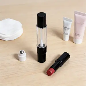 Dual-Use Perfume Spray Roller Bottle, Transparent Glass Refillable, Portable Travel Dispenser, Cap, Fragrance & Skincare Adapter