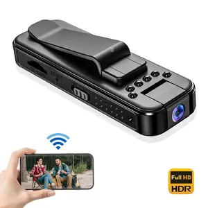 Mini Body Cameras With Audio And Video Recording Wearable Patrol Video Recording Camcorder for Security Work Records Traveling Portable Camera with 180° Lens