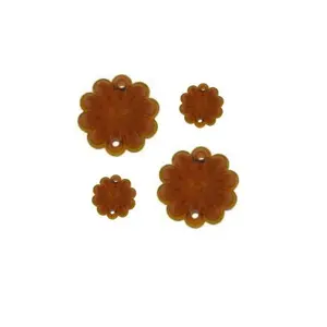 Amber Crystal Rosette