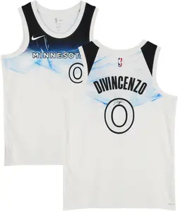 Donte DiVincenzo Minnesota Timberwolves Autographed Nike White 2024-25 City Edition Swingman Jersey - Fanatics Authentic Certified