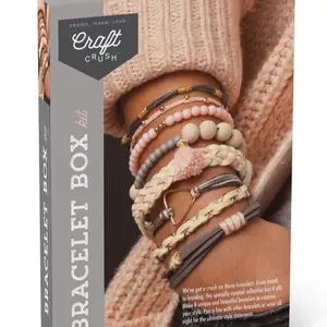 DIY Friendship Bracelet Kit – Makes 8 Bracelets, Jewelry Making Set for Teens & Adults (Ages 13+)