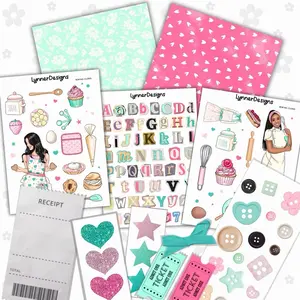 Junk Journal Kit | Baking Class | Decorative Junk Journaling Decor | Scrap Pack | Scrapbooking | DIY | Ephemera Kit | Junk Journal Supplies