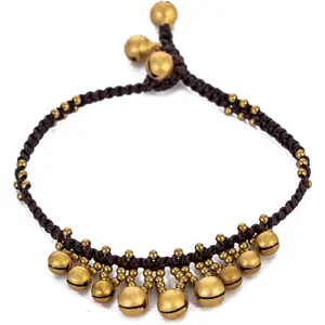 Bohemian Ankle Bracelets for Women Teen Girls, Handmade Natural Stone Beaded Chain Anklet