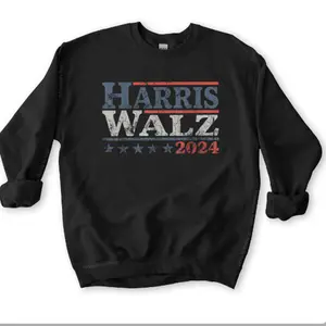 Kamala Harris Tim Walz 2024 Hoodie, Democrat VP Vice President USA Election Sweatshirt, Kamala 2024, Political Womens Graphic T-Shirt, Kamala Harris Rally, Unisex Graphic Shirt, Full Sizes, Full Colors, For Women, For Men