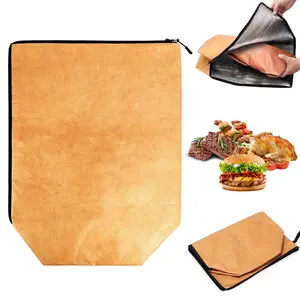 21in Insulated BBQ Meat Resting Blanket, Reusable Smoker Meat Resting Bag with Wide Mouth, BBQ Accessories for Large Brisket/Beef/Turkey, Ideal Gifts for Men