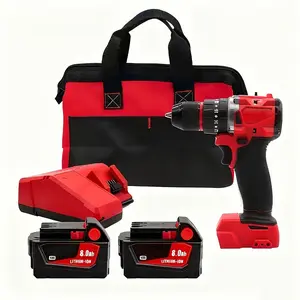 Cordless Impact Driver/Drill, 1/2-inch carbon steel, brushless motor, compatible with 18V lithium batteries, tool-only — ideal for auto repair, a home essential, and a perfect gift for Dad or husband