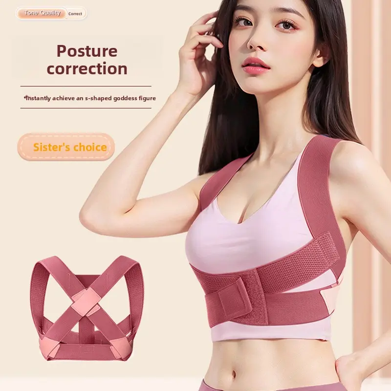 Corrective device with female invisible orthodontic belt
