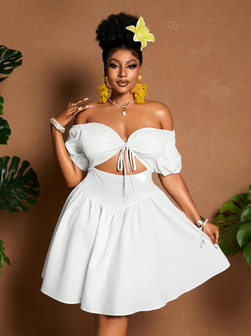 party plus size white dress - TikTok Shop party plus size white dress - TikTok Shop