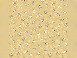 Home Sweet Home | Yellow Bluebirds by Elea Lutz for Poppie Cotton | VR24452