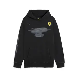 PUMA Mens Scuderia Ferrari Race Desert Sun Las Vegas Hoodie Casual Outerwear Casual - Black