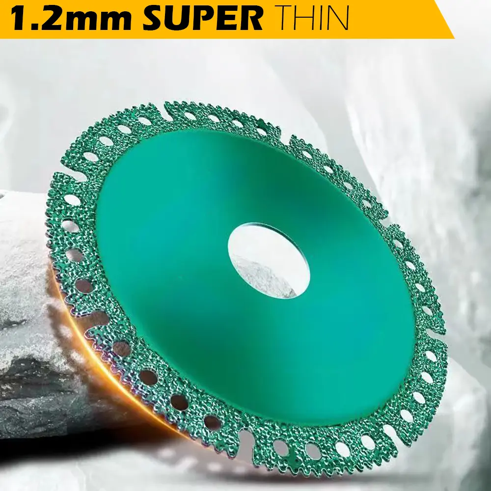 6-Pack 4-Inch Ultra-Thin 1.2mm Diamond Cutting Discs, Diamond Grinding Discs for Angle Grinder, Fast Cutting for Tile & Stone, Quick Shipping, Diamond Grinding Disc