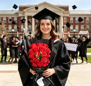 Graduation gifts, graduation season, graduation presents, gifts for classmates, teachers, best friends, partners and colleagues. Ever-lasting soap flowers, the top choice for thoughtful gifts