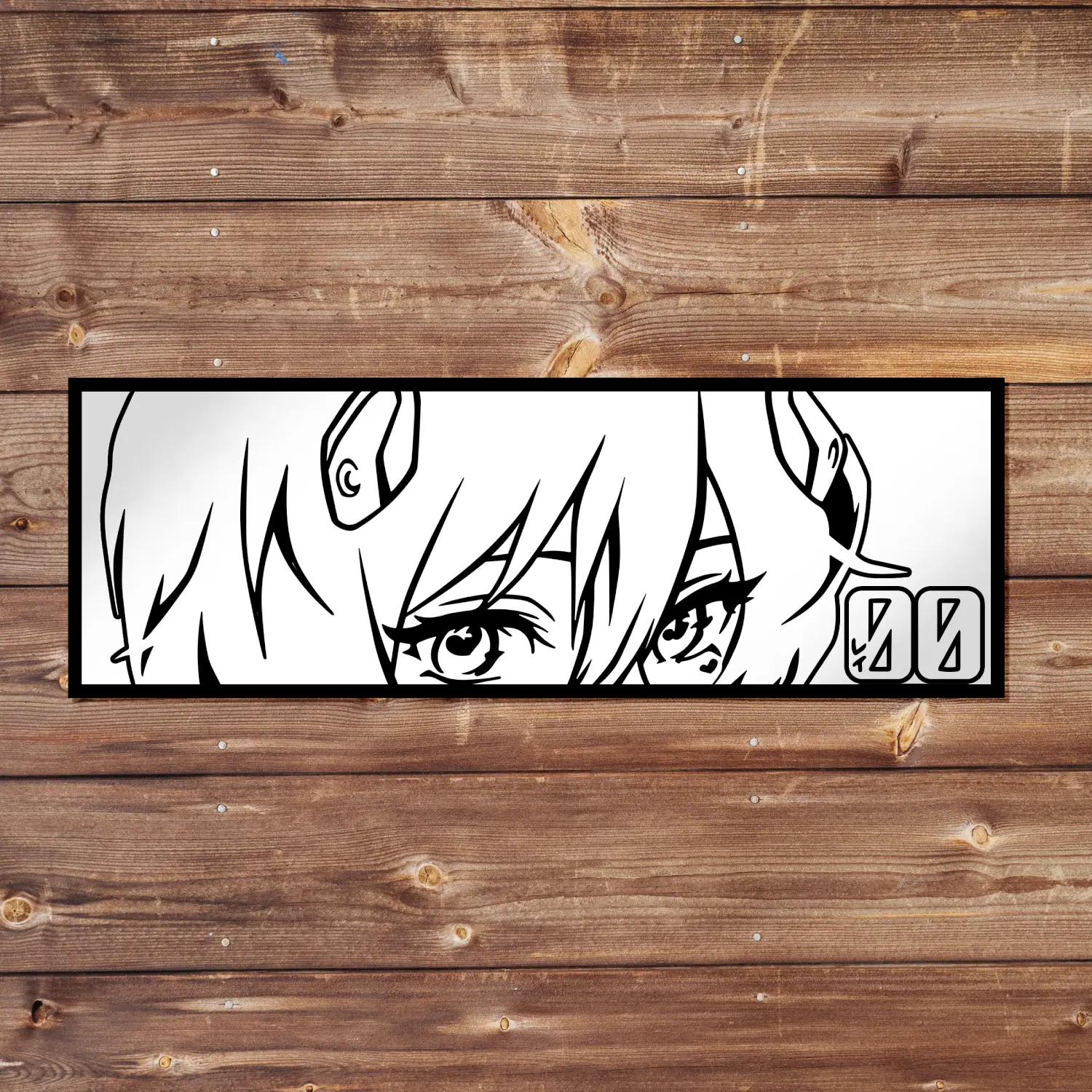 Rei Vinyl Sticker - Handmade JDM Slapper Sticker for Waterproof Window, Laptop, Kindle, and Water Bottle
