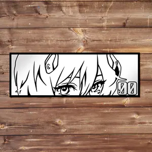 Rei Vinyl Sticker - Handmade JDM Slapper Sticker for Waterproof Window, Laptop, Kindle, and Water Bottle