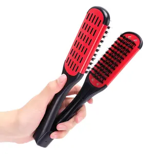 Manual Hair Straightening Brush, 1 Count Anti-static Hair Styling Comb, Hair Straightening Tool for Women & Men, Heatless Hair Styling Tool, Heat Free Styler