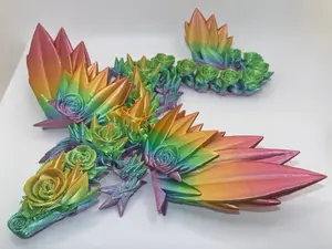 Full Sized! 3D Printed Rosewing Dragon by Cinderwing3D pro creator