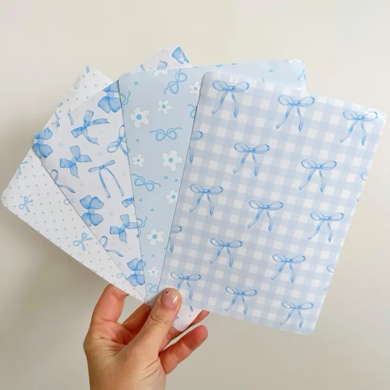 Blue Coquette Bows Inserts | Coquette Patterns for Basic/Paperwhite