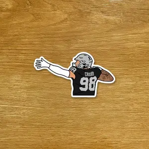 Maxx Crosby Stickers Las Vegas Football Sticker Die Cut Sports Sticker