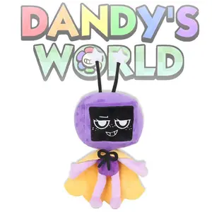 36cm Dandy's World Plush Cosmic Signal Vee Plush Toys Game Peripheral Horror Game Soft Stuffed Cute Pillow Doll Kids Room Decor