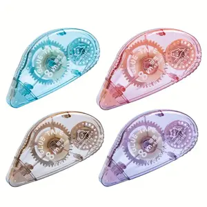 Scrapbook Tape, Double-Sided Adhesive Tape Runner for scrapbooking, Home School Office Journaling Supplies (0.31 inch X 26.25 feet), 4 Pack Double Sided Tape Roller, Scrapbook Supplies, Glue Tape Roller for Crafts