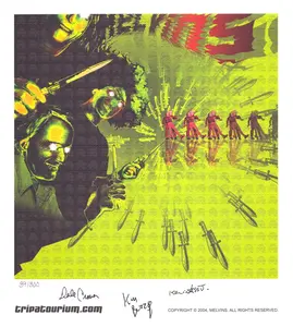 LSD Blotter Art Print The Melvins on LSD Blotter by The Melvins, Signed & Numbered, 2003