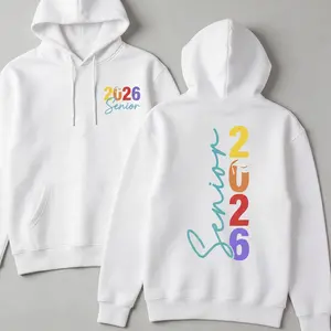 Class of 2026 Senior Hoodie | Custom Graduation Year Sweatshirt for 2026 Seniors Shirt Menswear