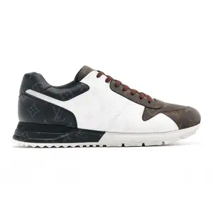 Louis Vuitton Run Away Sneaker Monogram Brown White Black