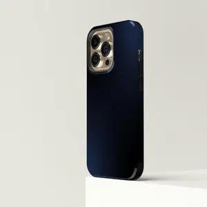 Black & Blue Gradient  Tough Phone Case, Slim Phone Case, Tech Accessories, Trendy iPhone,iPhone 16 15 14 13 12 Pro Max