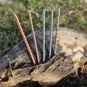 Varity 5 pack Metal Cowboy Toothpicks - Western Charm Hat Accessories