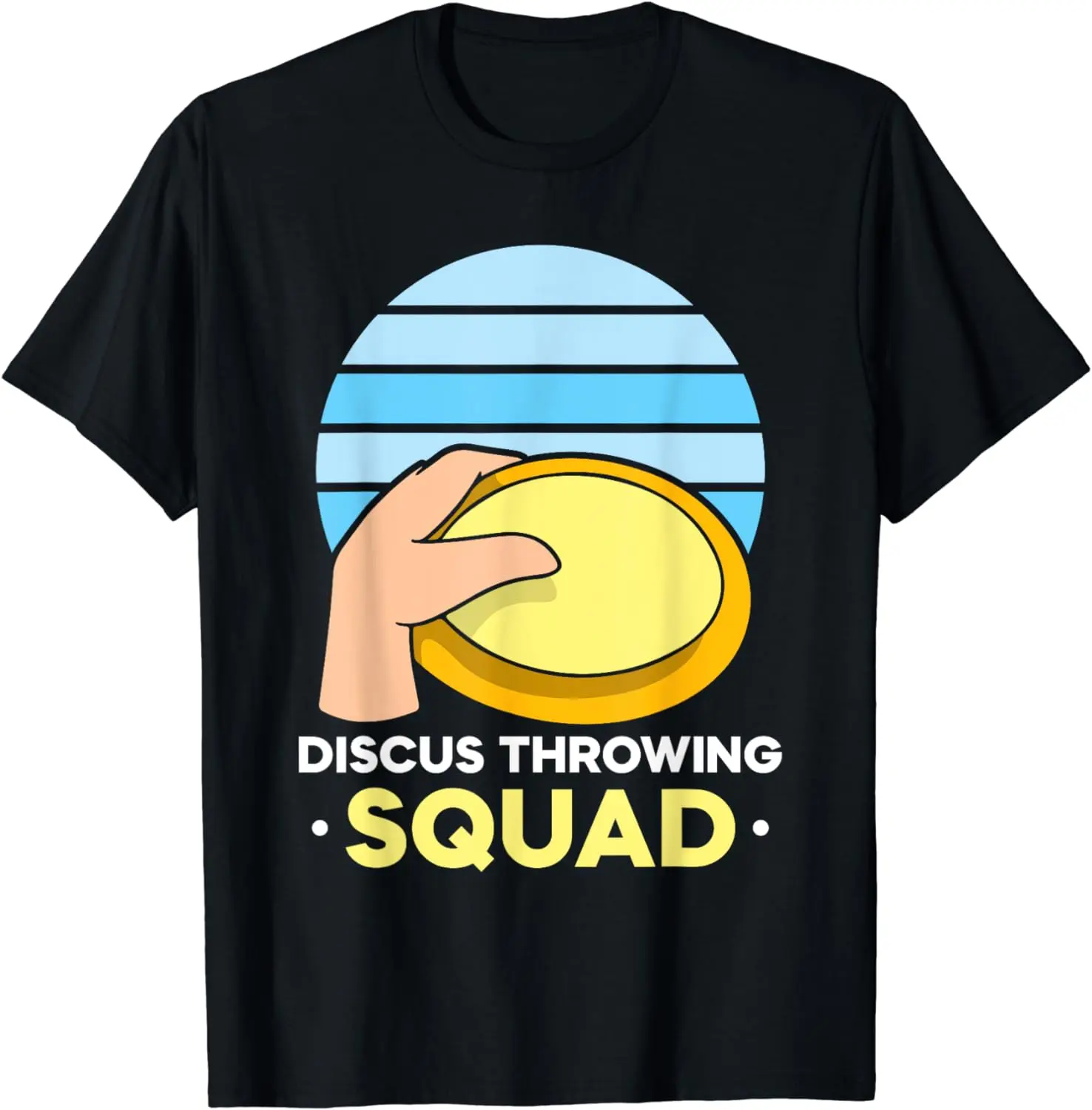 100% Cotton Top Discus Throwing Squad Throw Thrower Sport T-Shirt