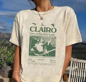 Clairo Sling Album T-Shirt, Live At Electric Lady Indie Gift Tee