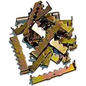 Heavy Duty Large /4" Brass Nailess Sawtooth Picture Hanger 100 Pack