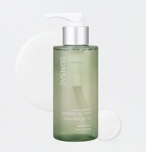 SUMSAE Pore Control Cleansing Gel Foam - Gentle Gel-to-Foam Cleanser for Deep Cleansing & Pore Refinement - Clear Skin Facial Wash Everyday - Refines Pores & Maintains Balanced Skin