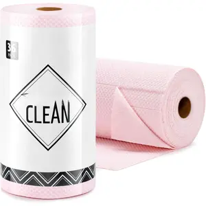 Large Microfiber Cleaning Cloth Roll - 18'' by 12'', 36 Sheets, Thick, Super Absorbent and  Rags, Daily Cleaning Supplies for ..()