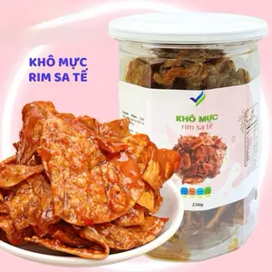 Dried Squid Chili and Tamarind Sauce (8.8oz) - Khô mực rim me satế (250g)