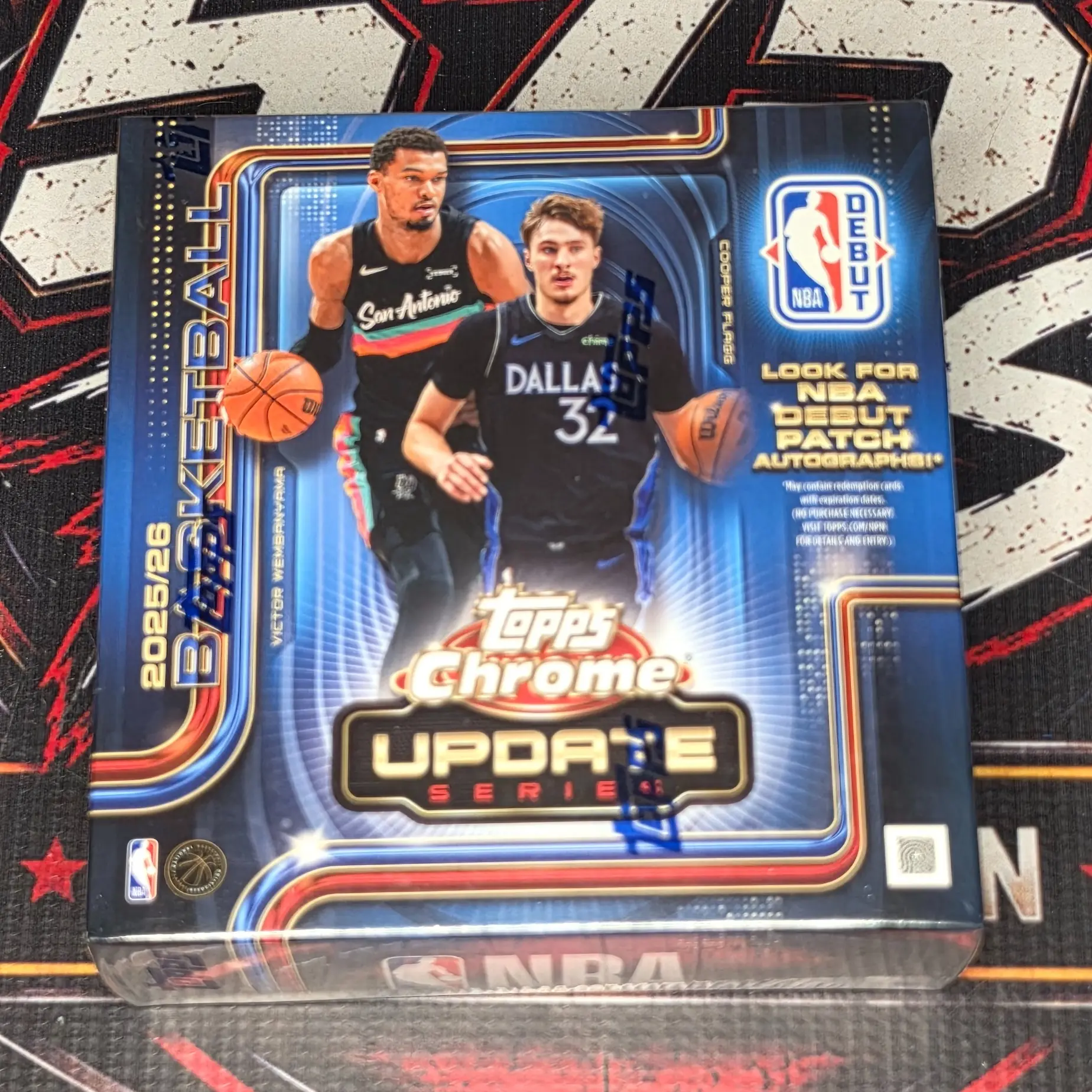 25/26 Topps Chrome Update Series Mega Box Pack