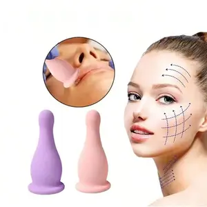Facial Silicone Suction Cup Device, Vacuum Suction, Gentle and Soft on Face, Lifts and Tightens Skin, Skincare Tool for Beauty Routine