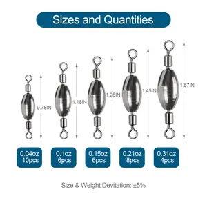 Fishing Weights Sinker, Bullet Sinker Weights, Saltwater & Freshwater Fishing Weights, Gifts For Fishing Lovers
