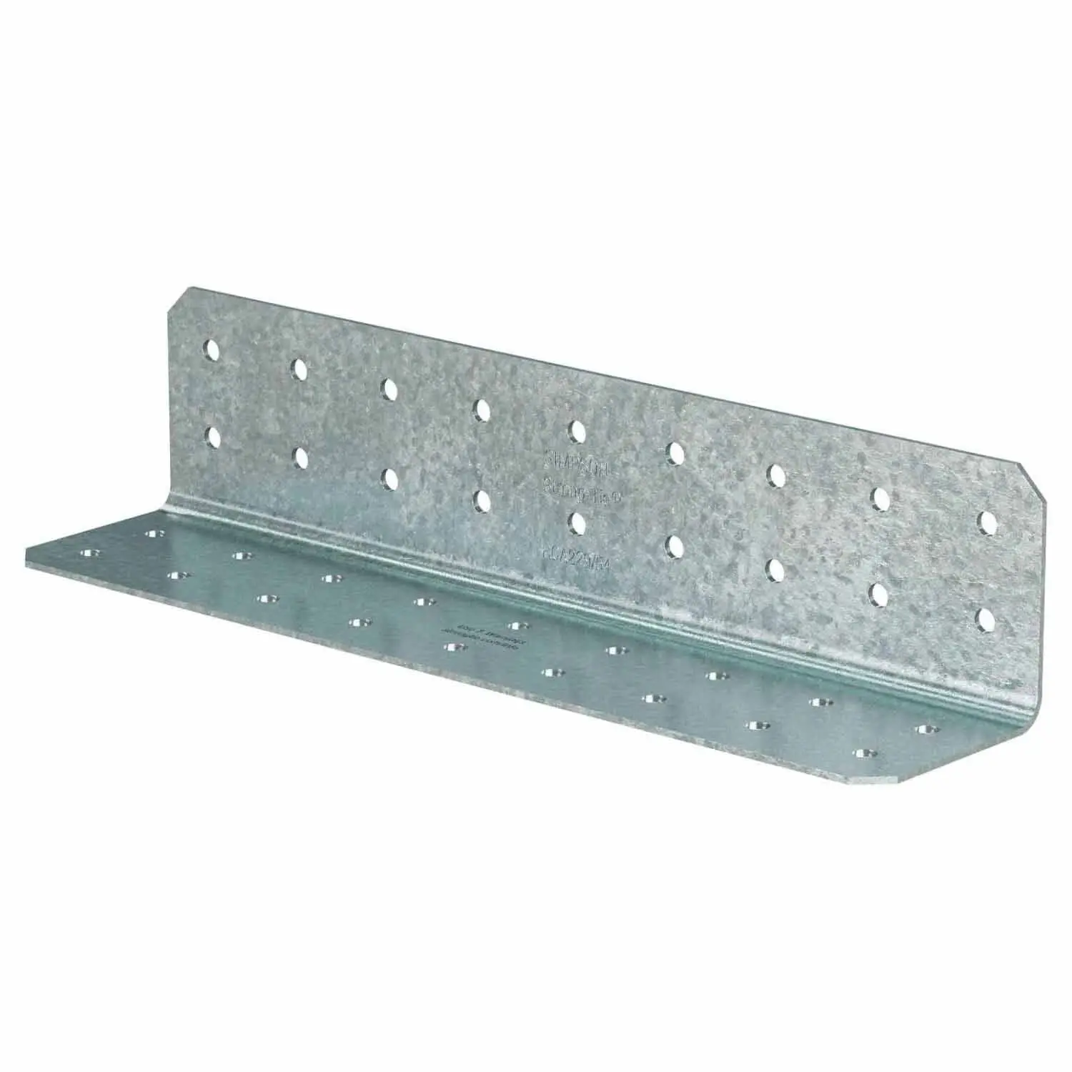 Simpson Strong-Tie RCA229/54-R50 Rectangle Rigid Connector Angle, 2 in. x 2 in. x 9 in. 16-Gauge, Durable Galvanized Finish, for Bypass Curtain-Wall Framing & Jamb Stud Reinforcement (50 Pack)