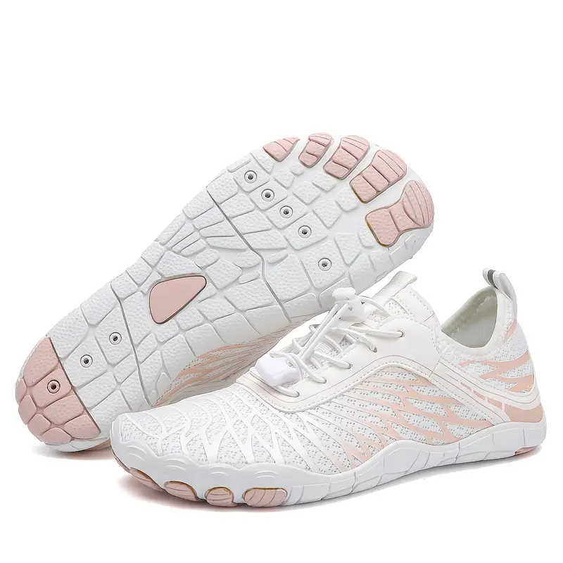 Women's Hiking Barefoot Shoes, Wide Toe Box Health Non-Slip Breathable Lightweight Energetic Water Shoes, Suitable for Beach Pool Swimming (Unisex)