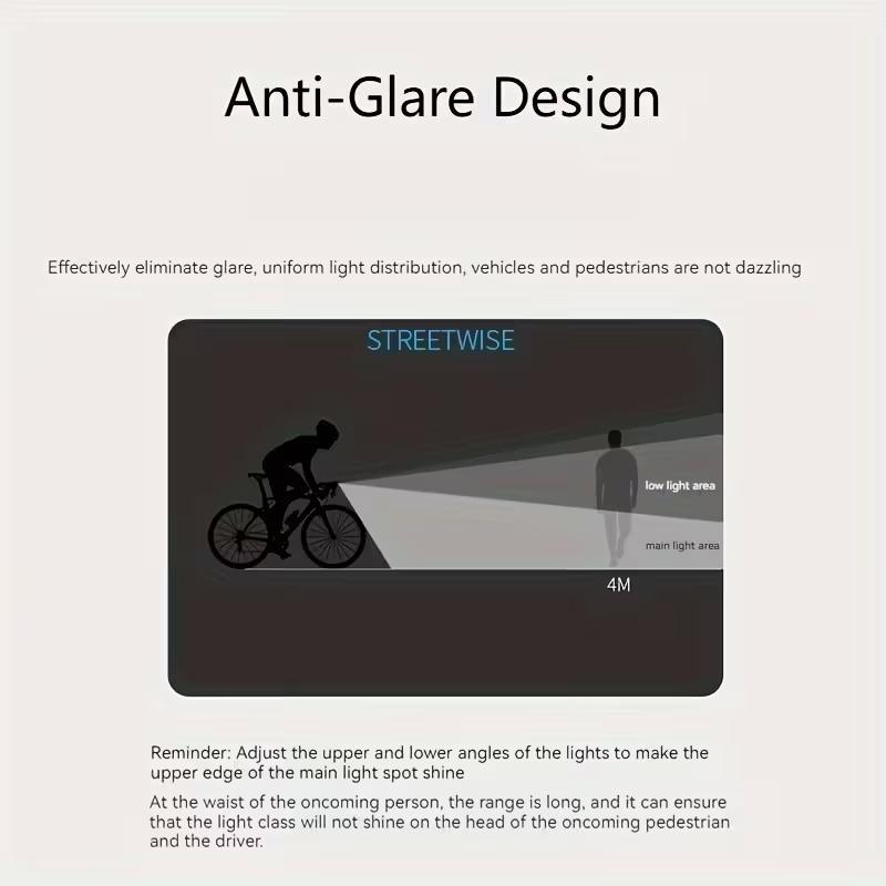 1pc LED Bike Light, Type-C Rechargeable Bicycle Lights, Ultra Light Bicycle Headlight, 4 Modes MTB Bicycle Light Front, Powerful Bright Bike Lights for Outdoor Road Mountain Biking