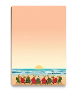 Stonehouse Collection Holiday Beach Sunset To Do List Notepad with Magnet - 8.5" x 5.5" - USA Made- Christmas Notepad 50 Sheets - Made in USA - Grocery, Shopping, Daily Tasks List [Unknown Binding]