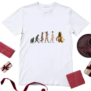 Human Evolution Comfort TShirt, Funny Italian Meme Tee, Brainrot Humor Shirt, Unisex Shirt 45775 1357