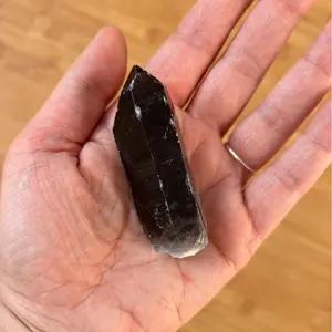 Reiki-Infused Crystal: Raw Smoky Quartz Point