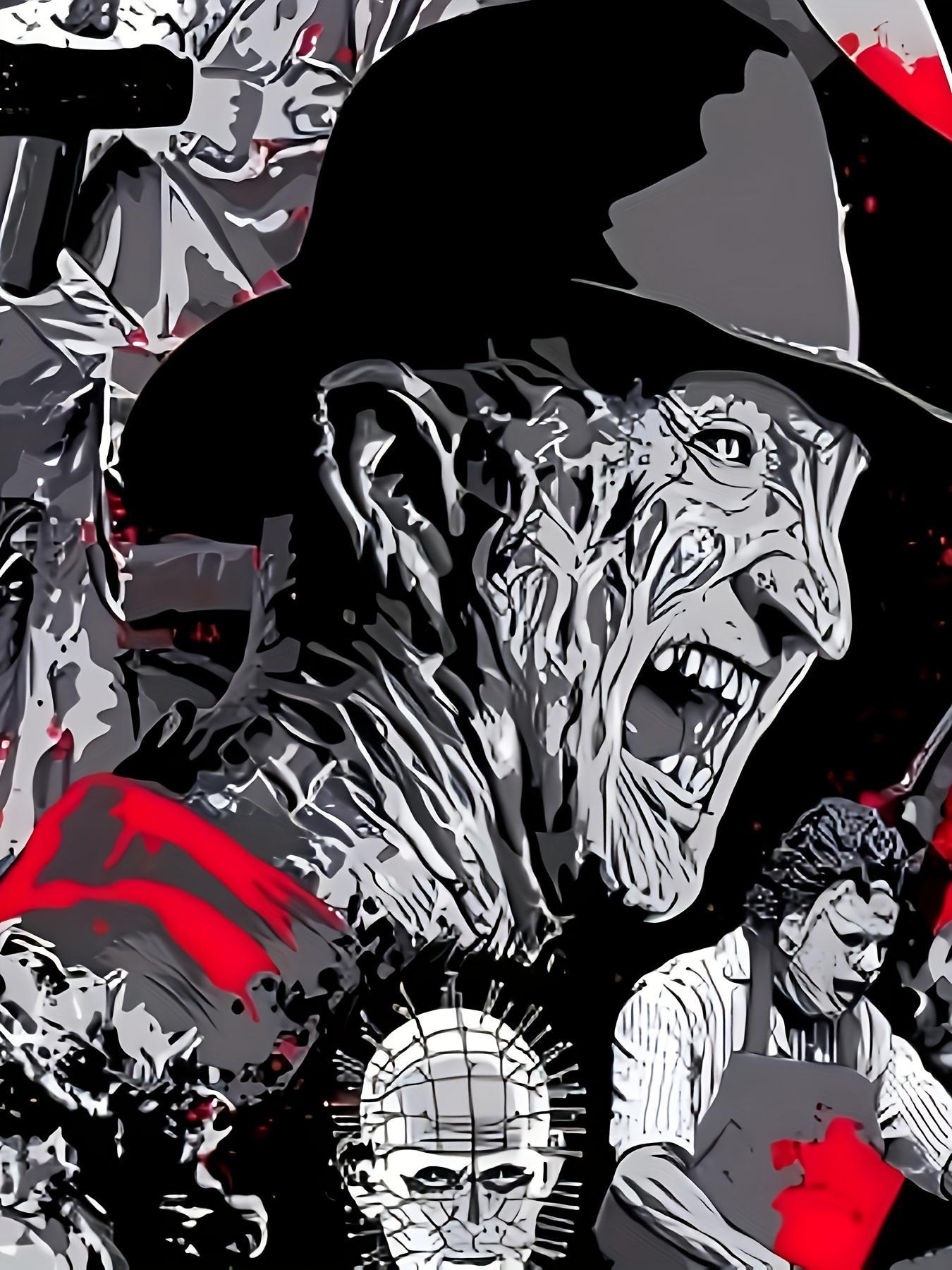 Men's Printed Drawstring Sweatpants - Casual Fashion Outdoor Sweatpants with Pockets, Polyester Blend