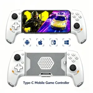Zero Latency Type-C Wired Stretch Game Controller Type-C Wired Stretch Game Controller For Android iOS Switch PC PS5 Streaming Gamepad