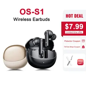 Petector S12 Wireless Bluetooth Earbuds, Dynamic Stereo Sound ,Waterproof Audio Earbuds for Music & Calls, Comfortable for Sports