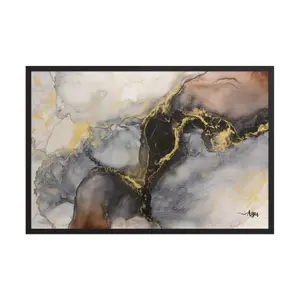 Silver Flow / Framed photo poster