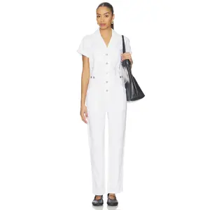 PISTOLA Grover Short Sleeve Field Suit in Vivid White